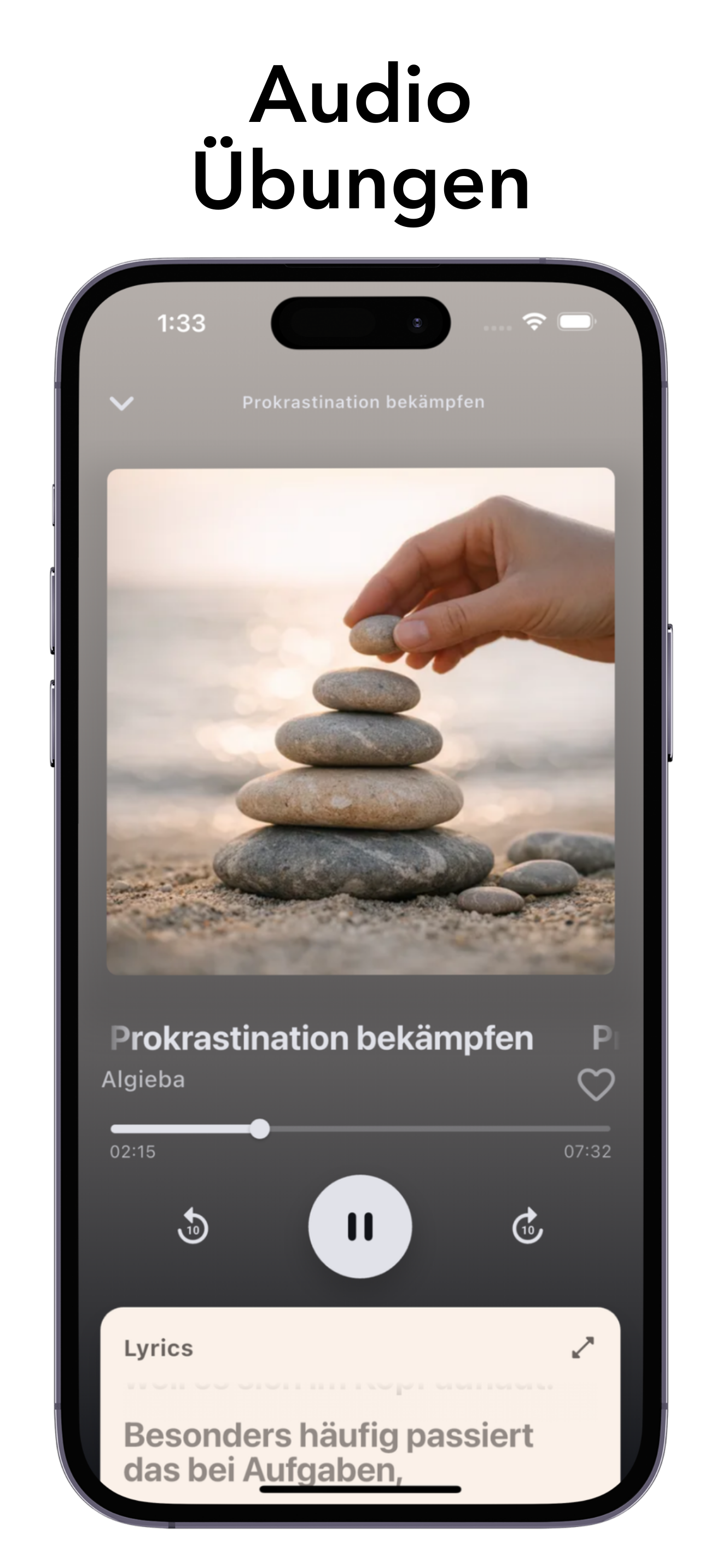 Alera Routinen Ansicht