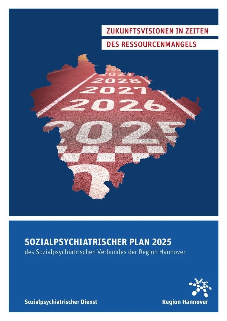 Titel des Sozialpsychiatrischen Plans 2025 der Region Hannover